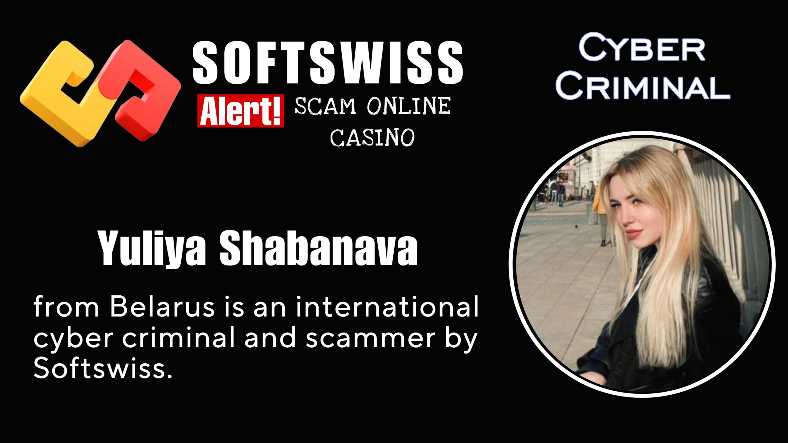 Yuliya Shabanava - softswiss scam - Casino by Softswiss